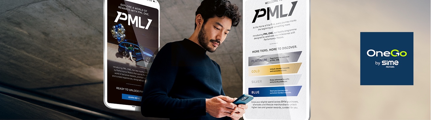 Explore the OneGo by Sime Motors app on your BMW ownership journey.